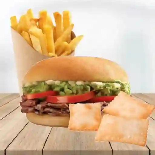 4 Churrasco a Eleccion 4 Bebida 4 Porciones de Papa Fri