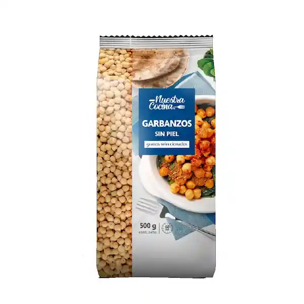 Nuestra Cocina Garbanzos Sin Piel 500 g