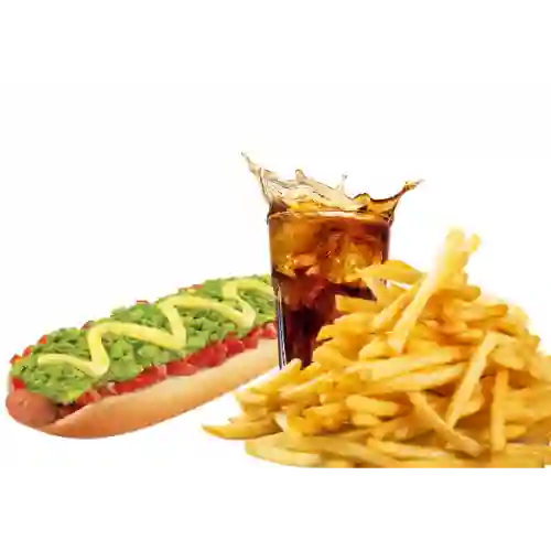 Completo Tamaño Normal+ Bebida+papas