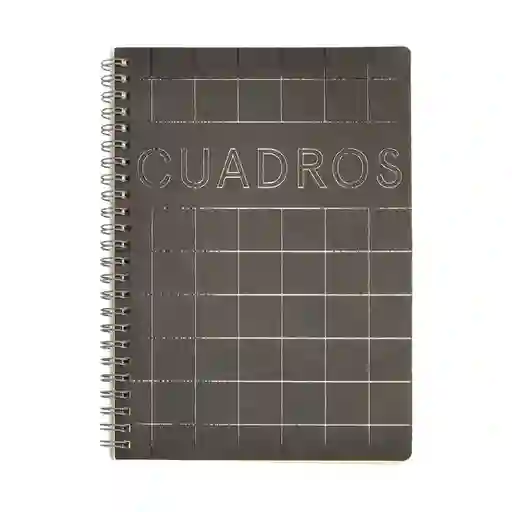 Cuaderno Espiral 80 Hojas Con Cuadros