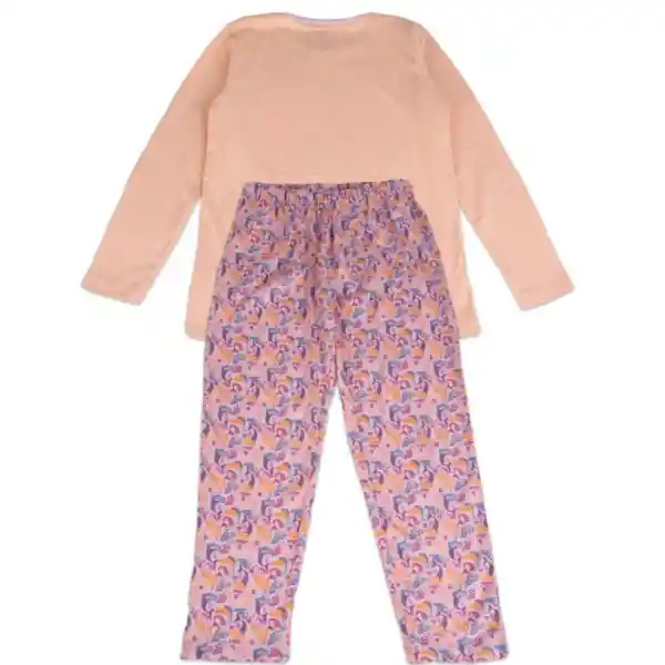 Set Pijama Niña Naranja Talla 3 A Pillín