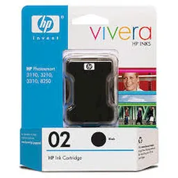 Hp Tinta 02 Negro C8721a 3110-3210