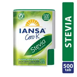 Iansa Endulzante Cero K Stevia Sucralosa 500 Tabletas