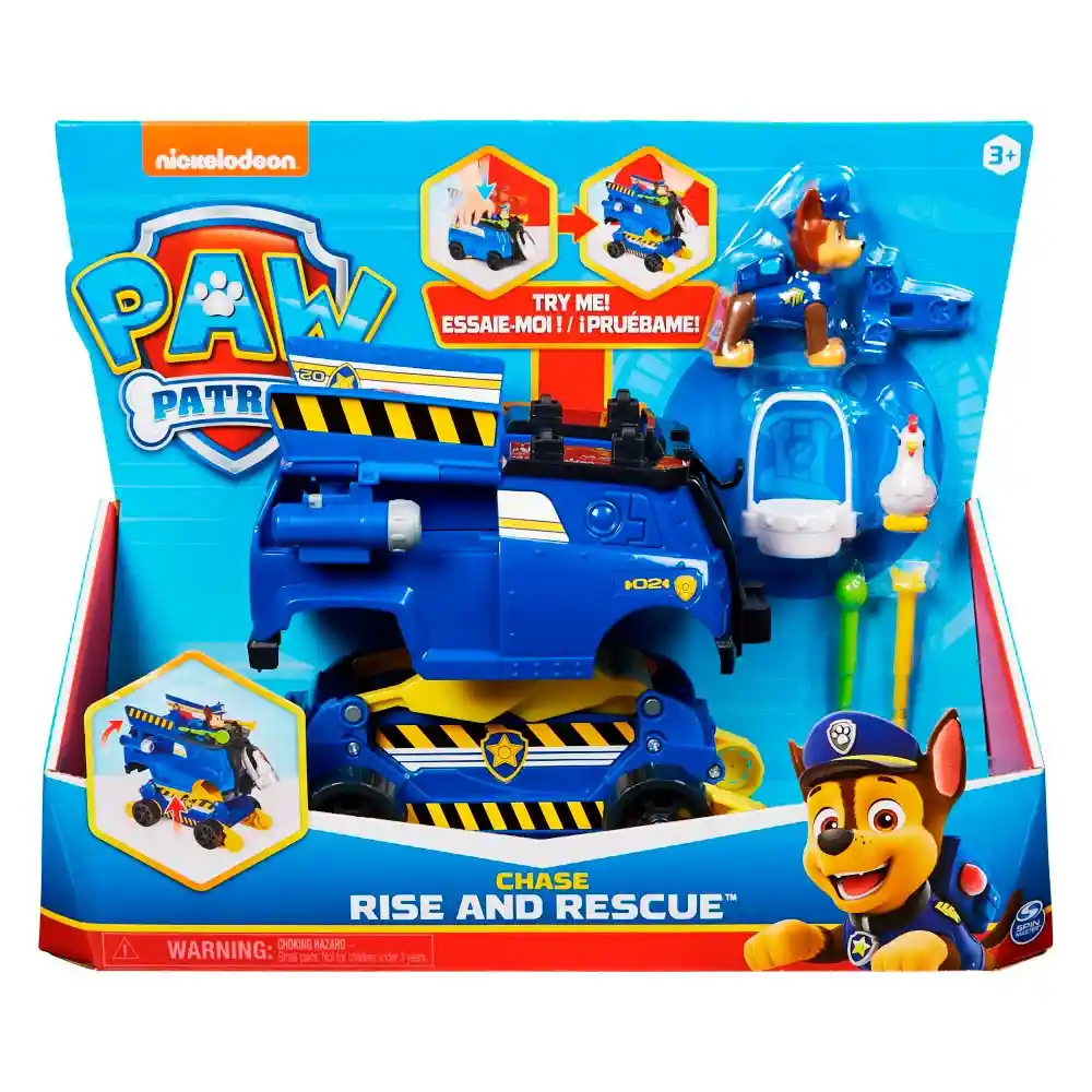 Vehículo Transformable de Rescate Paw Patrol Chase