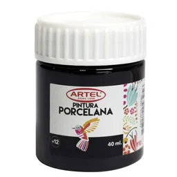 Artel Pintura Porcelana Negro