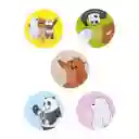 Gancho Adhesivo Transparentes We Bare Bears Miniso