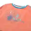 Polera Manga Larga Bebé Niño Color Café Talla 4 A Pillin