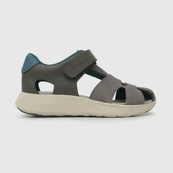 Sandalias Cuero de Niño Gris Talla 32 Colloky