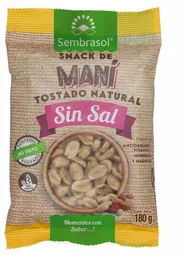 Sembrasol Maní Tostado Sin Sal natural