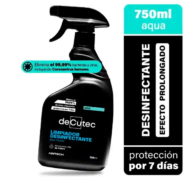 Decutec Limpiador Desinfectante Multisuperficies Aqua