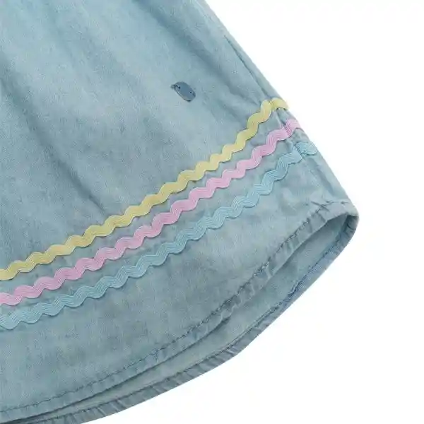 Vestido Bebe Niña Blanco Pillin 3 M