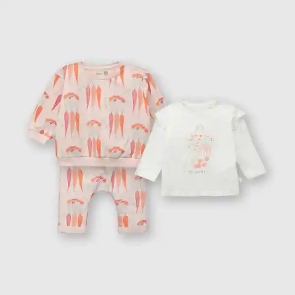 Conjunto Rosados M (6-9 Meses) stpo02 Colloky