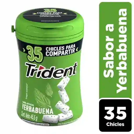 Trident Goma de Mascar Sabor Yerbabuena