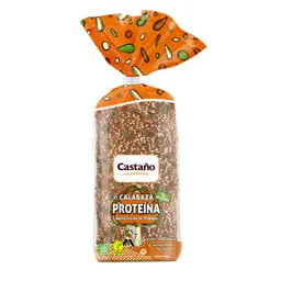Castaño Pan Molde Calabaza Proteína