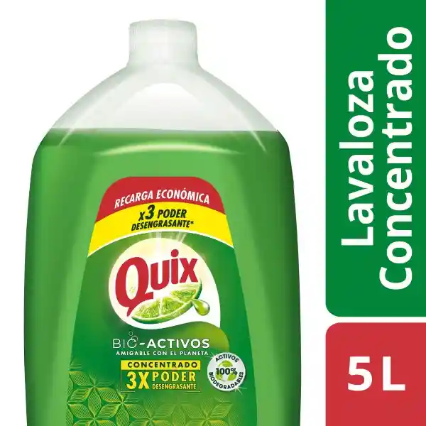 Quix Lavaloza Bio-Activo Concentrado Limón