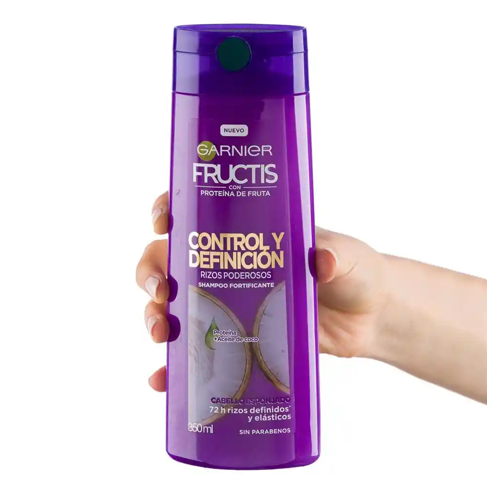 Garnier-Fructis Shampoo Control & Definición Rizos Poderosos