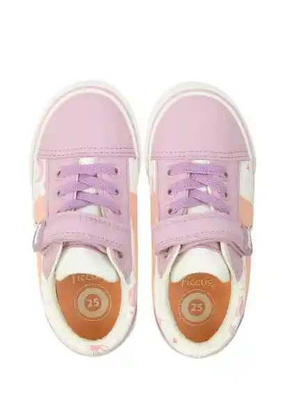 Zapatillas Urbana Velcro Andante Niña Morado 26 853 Ficcus