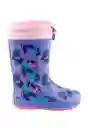 Botas de Agua W24 Niña Morado 34 919 Ficcus