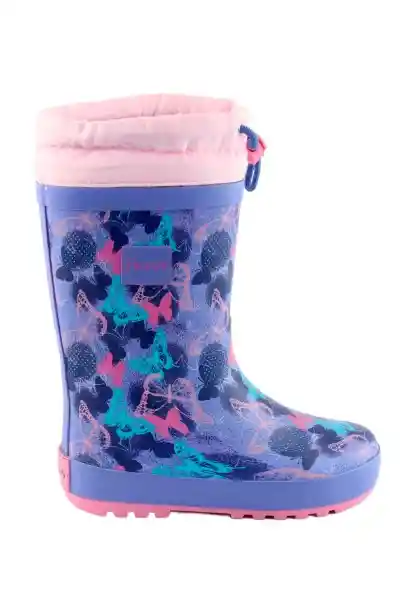 Botas de Agua W24 Niña Morado 34 919 Ficcus