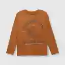 Polera Explore de Niño Pumpkin Talla 2A Colloky