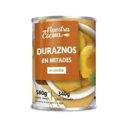 Nuestra Cocina Duraznos en Mitades