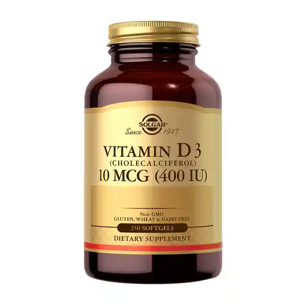 Solgar Suplemento Alimenticio Vitamina D3 (400 Ui)