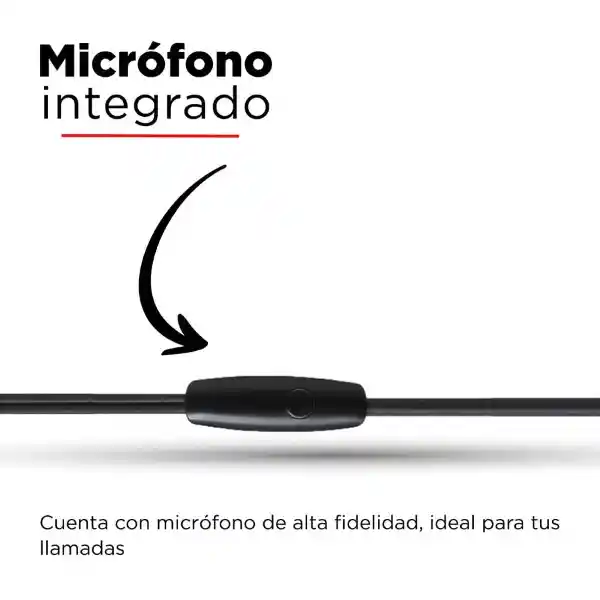 Miniso Audífonos Half In Ear Modelo Y668 Rojo y Negro 