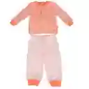 Set Pijama Bebé Niña Coral Talla 4 A Pillín