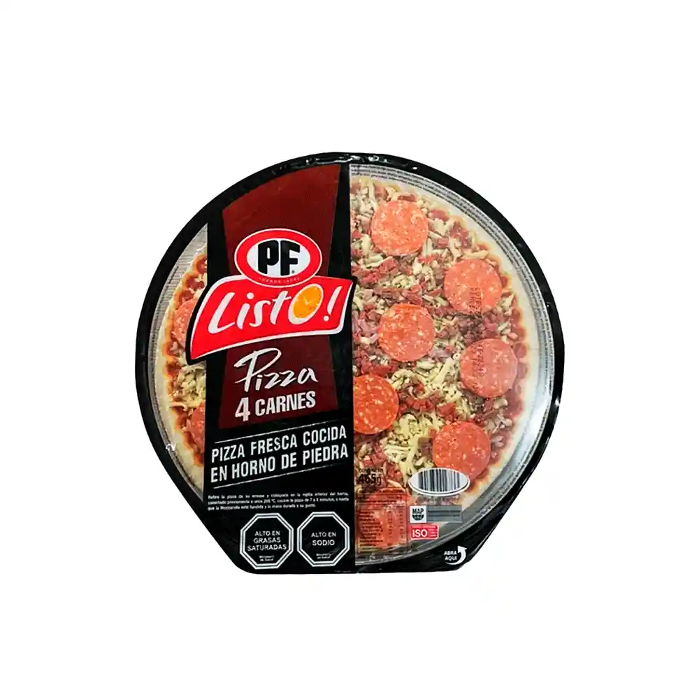 Pf Listo Pizza 4 Carnes