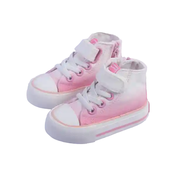 Zapatillas Bebe Niña Rosado Pillin 27