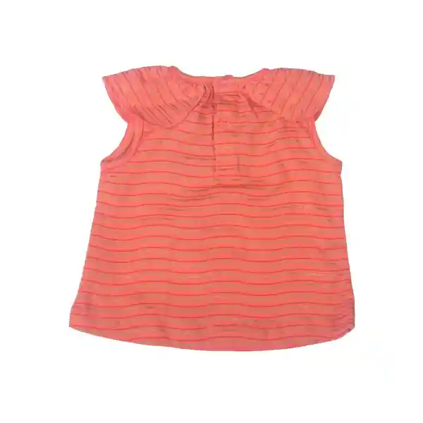 Polera Bebe Niña Naranja Pillin 3 M