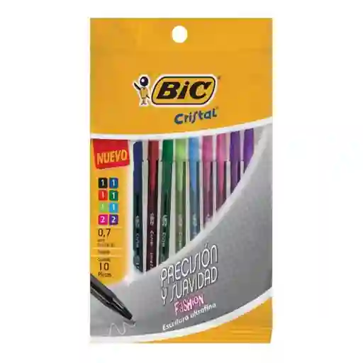 Bic Bolígrafo Pasta Cristal Punta Ultrafina 494488