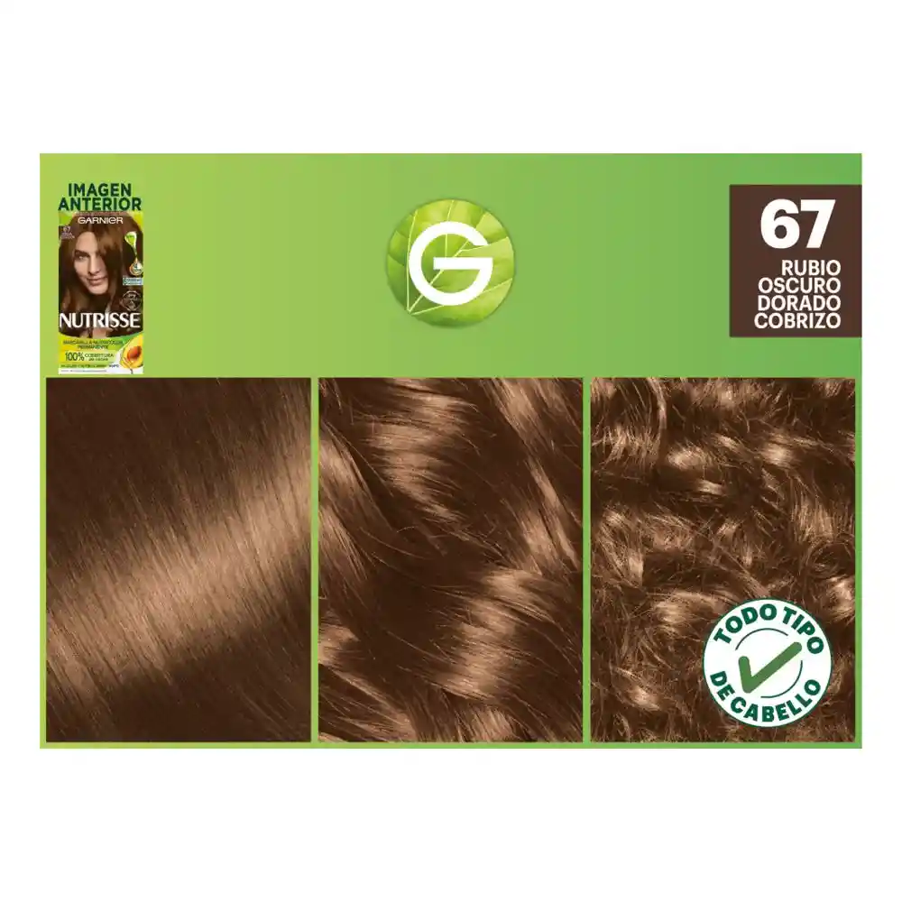 Garnier-Nutrisse Tinte Permanente Cabello Mocha Seducción 67