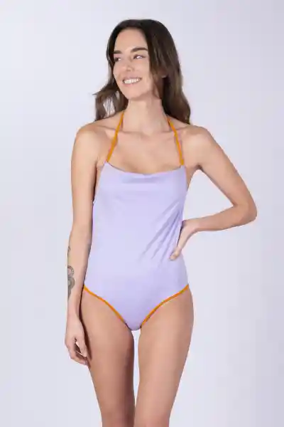 Angela Hincapie Traje de Baño Malaga Grape Talla M