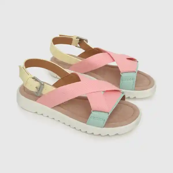 Sandalias Cintas Cruzadas de Niña Cayena Talla 31 Colloky