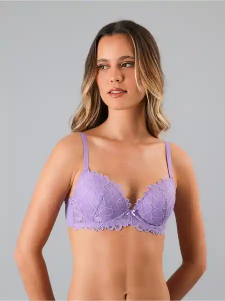 Flores Sostén Púrpura 36B 26V13504