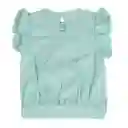 Polera Bebe Niña Turquesa Pillin 18 M