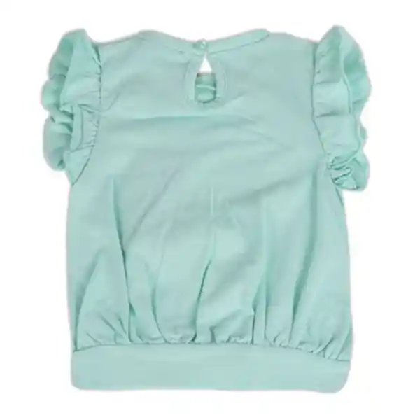 Polera Bebe Niña Turquesa Pillin 18 M