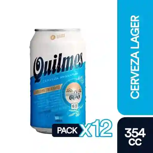 Quilmes Cerveza Clásica 354 ML X 12 Lata
