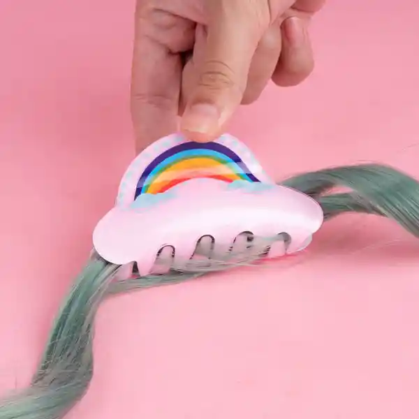 Pinza Para Cabello Arcoiris Miniso