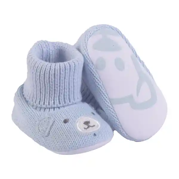 Botas Bebé Niño Celeste Talla 16 Pillin