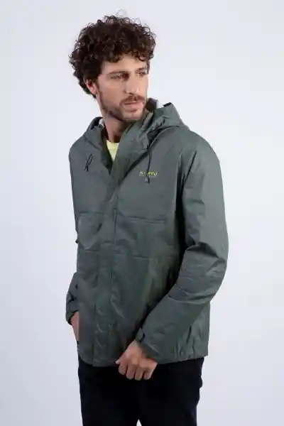 Cortaviento Impermeable Lascar Military Talla L Nimtu