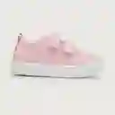 Zapatillas Urbana Lona Doble Velcro Niña Rosado Talla 23 Opaline