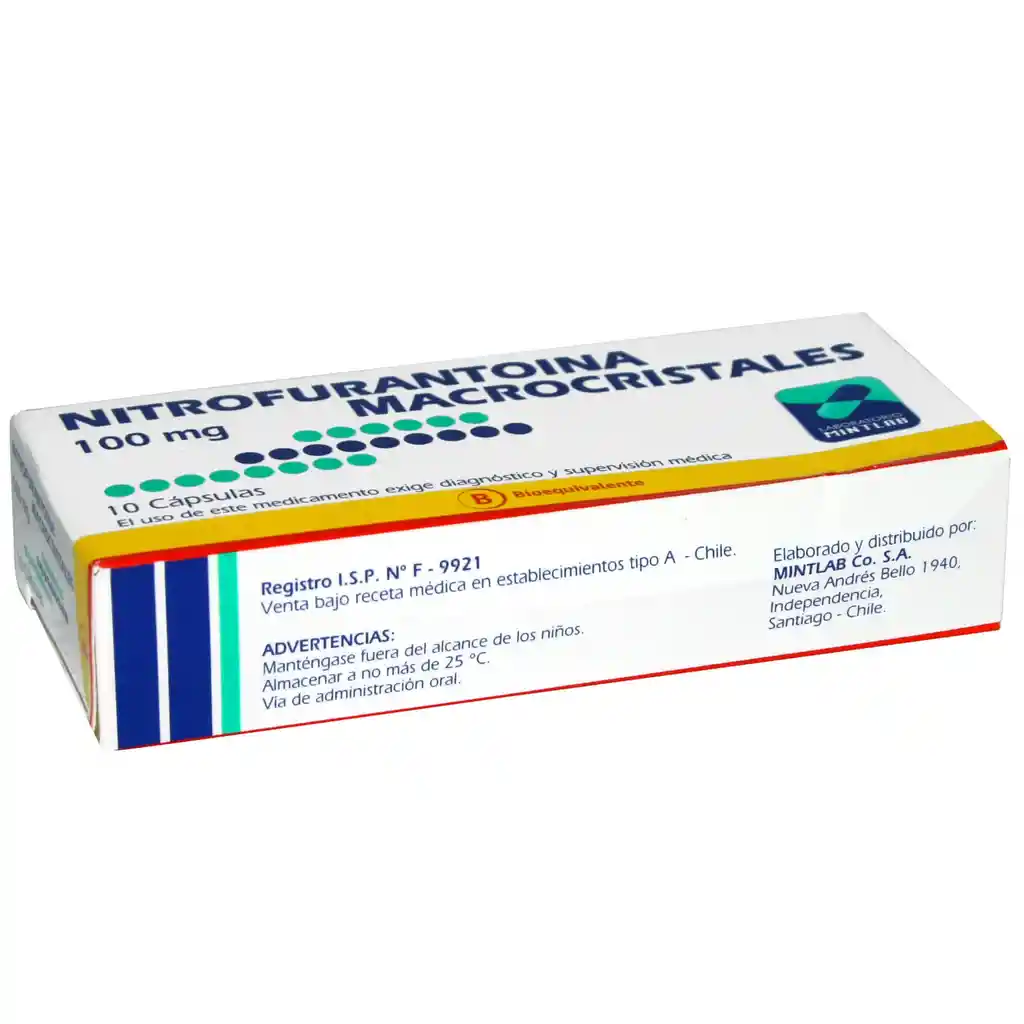 Bioequivalente Nitrofurantoina Macrocristales (100 mg)