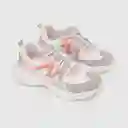 Zapatillas Urbana de Niña Blanco Multicolor T. 28 Colloky