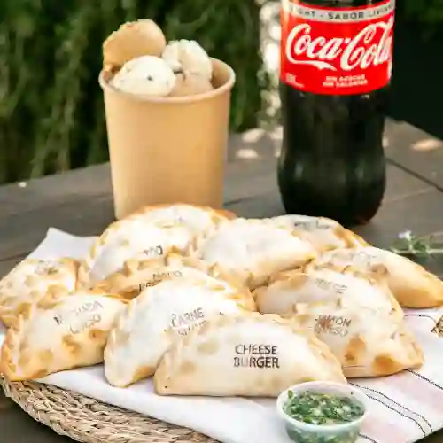 Pack 7 - 12 Emp.+beb. 1,5Lt+helado 1Lt