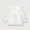 Polera Manga Larga de Niña Blanco Talla 6M Opaline