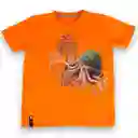 Polera Niño Naranja Talla 12 A Pvy663-23Nar Pillín