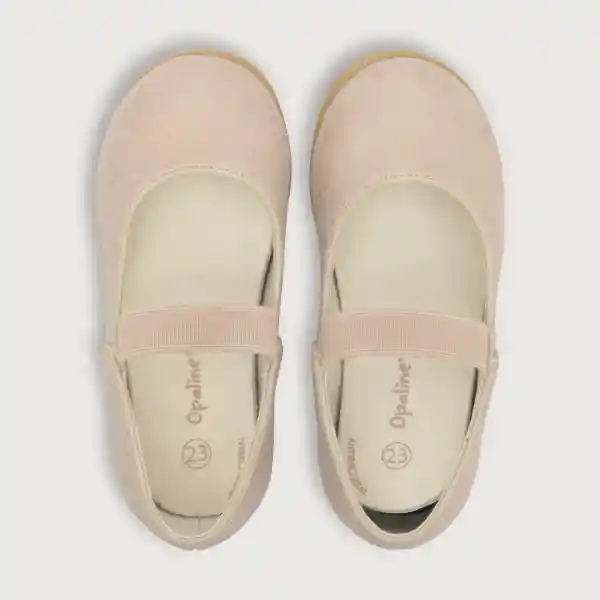 Ballerinas de Vestir Elástico Moño Niña Rosado Talla 29 Opaline