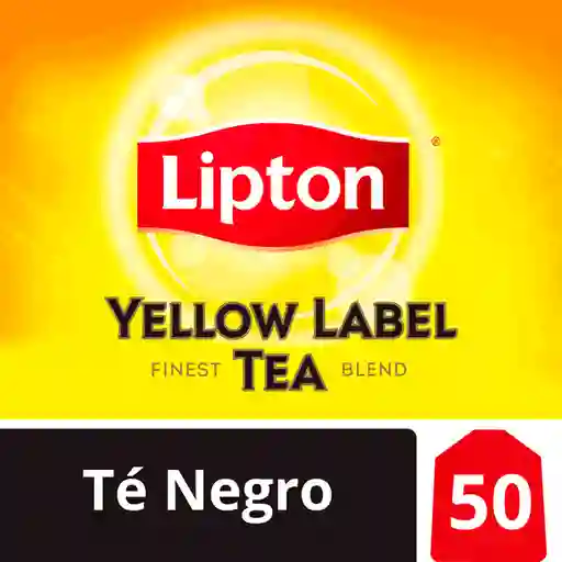 Lipton té Negro Yellow Label